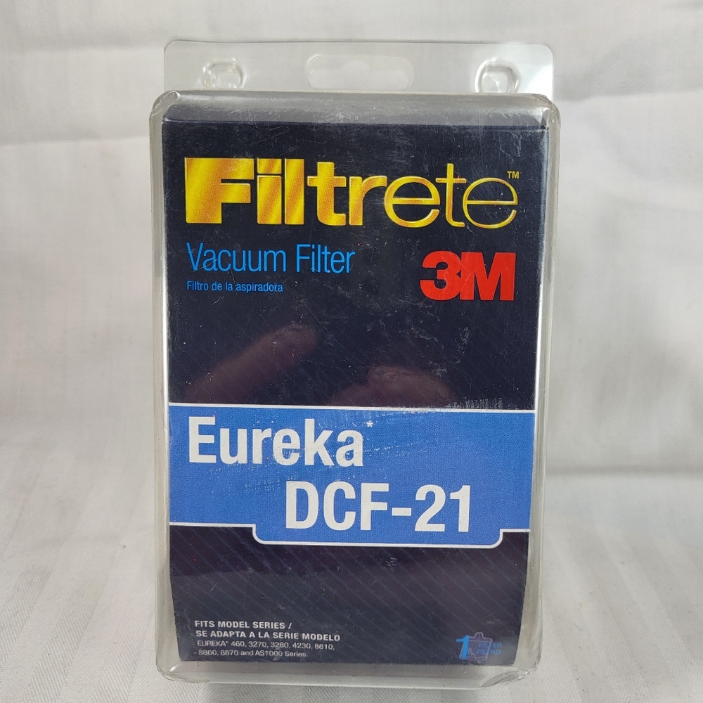 Eureka DCF21 DCF-21 Vacuum FILTER T7821 Filtrete 3M NEW